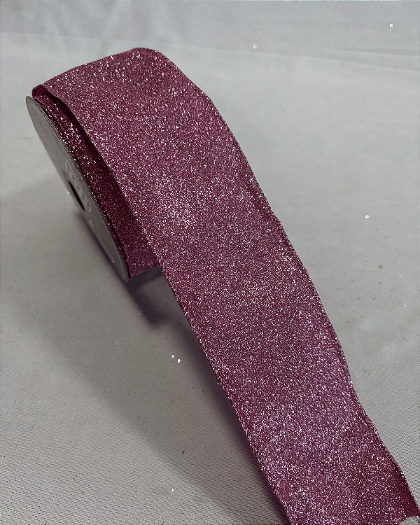 Fita natal decorativa rosa