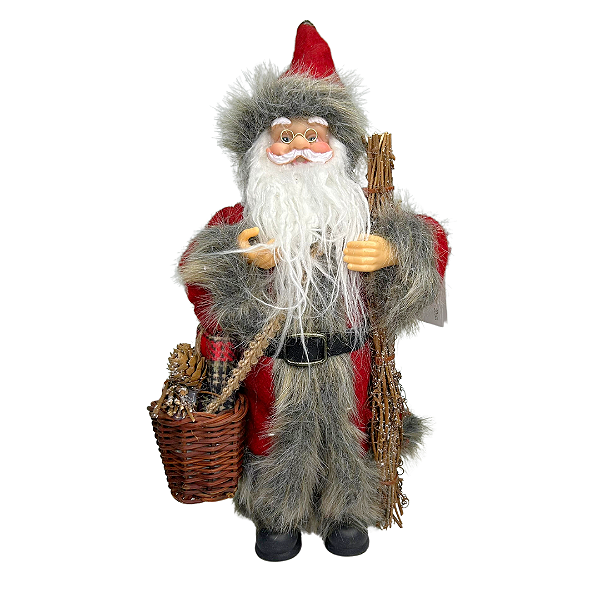 Papai Noel Em Pé 30cm