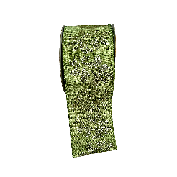 FITA NATAL ARAMADA LINHO VERDE CHAMPANHE