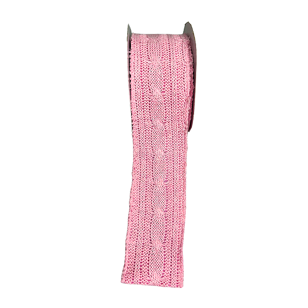 FITA NATAL ARAMADA TRICOT ROSA