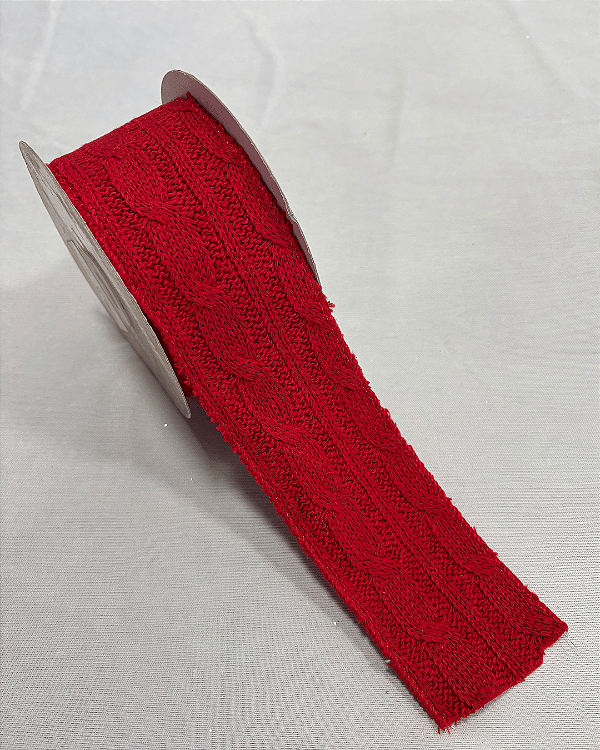FITA ARAMADA TRICOT (VERMELHO) 6,3cmX5m