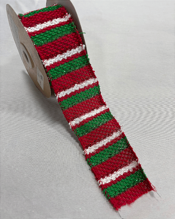 Fita aramada em tricot - 6,3cm x 5m