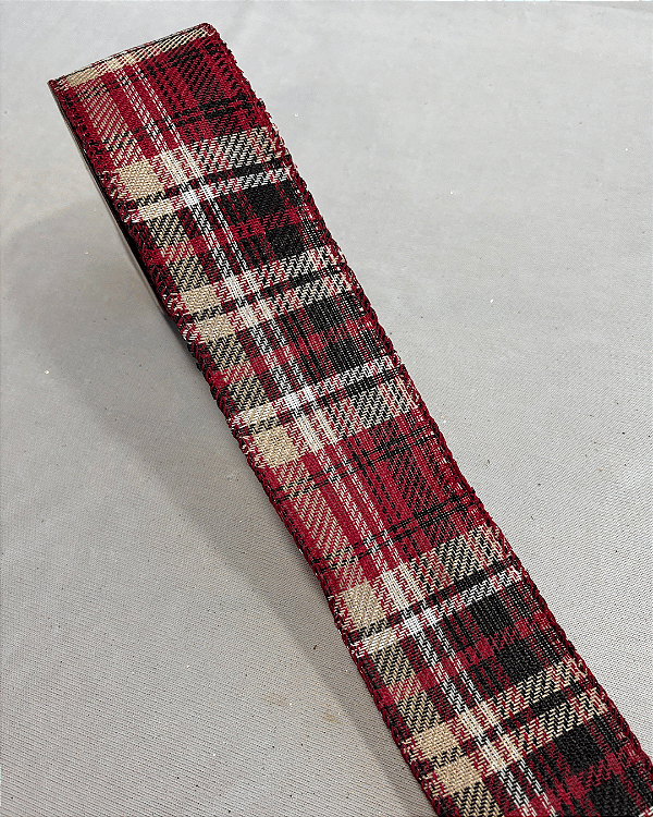 Fita aramada xadrez - 6.3cm x 9.14m