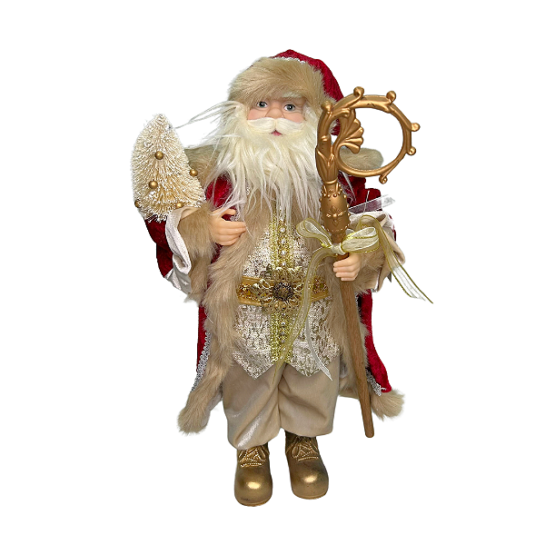 Papai Noel Em Pé 45cm