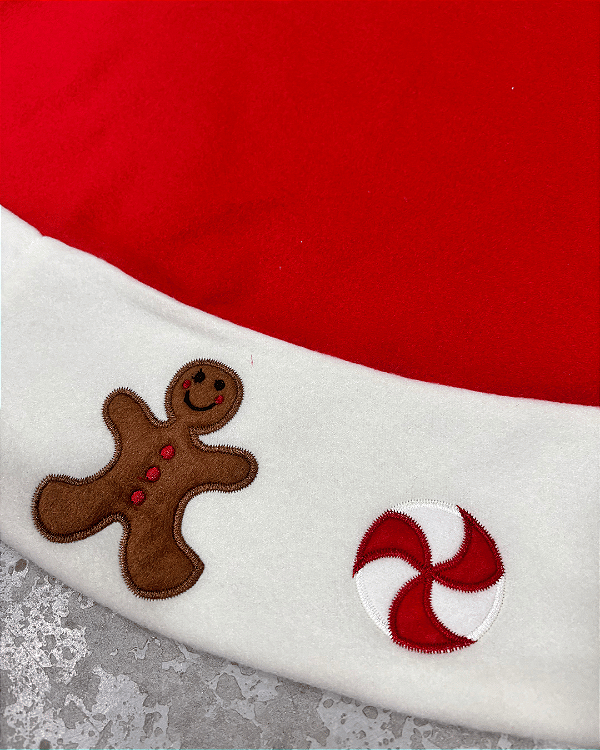 SAIA P/ ARVORE VERMELHO/BRANCO 120CM