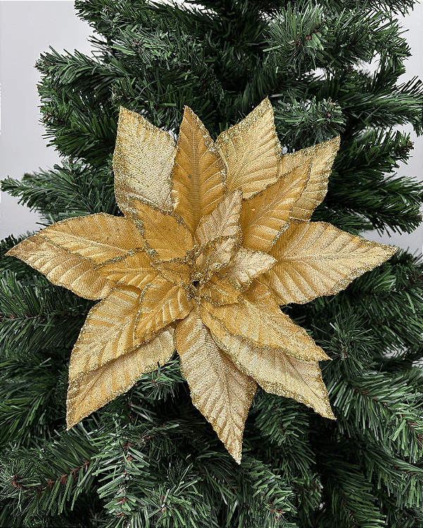 H.BICO PAPAGAIO NATAL (DOURADO) 31cm