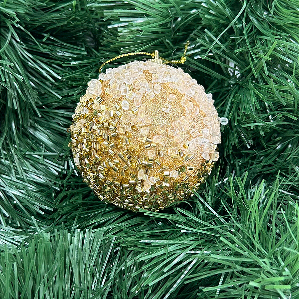 BOLA GLITTER VRM 10cm (BOLS) JG C/4 PC