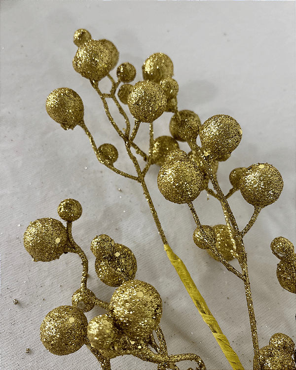 GALHO GRANDE C/FRUTAS OURO 60cm
