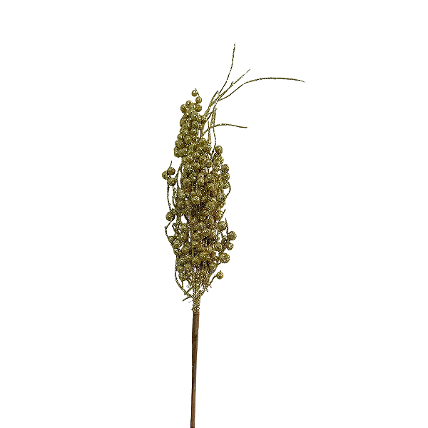 GALHOS NATAL GRANDE C/FRUTAS OURO 67cm