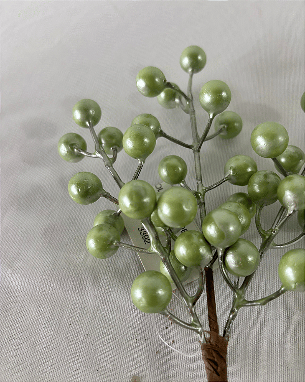 H.PICK BERRY PEROLADO VERDE 25cm