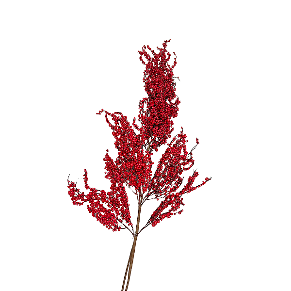 PINGENTE NATAL BERRY VERMELHO 70cm