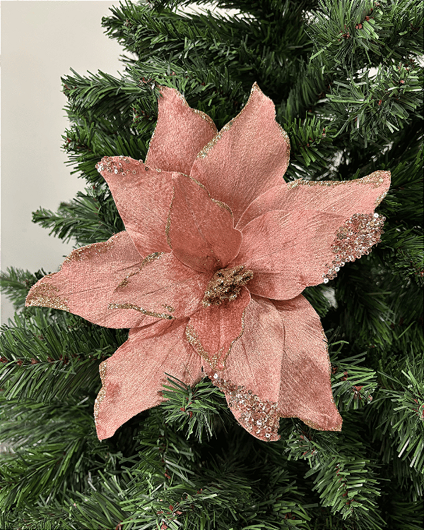 H.BICO PAPAGAIO AVELUDADO C/GLITTER (ROSE) 30cm