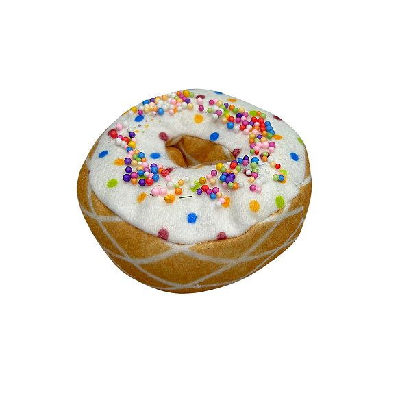 ENFEITE NATAL DONUT COLORIDO 12cm