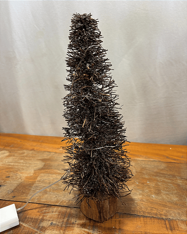 ARVORE DE NATAL DECORATIVA COM LED 30cm