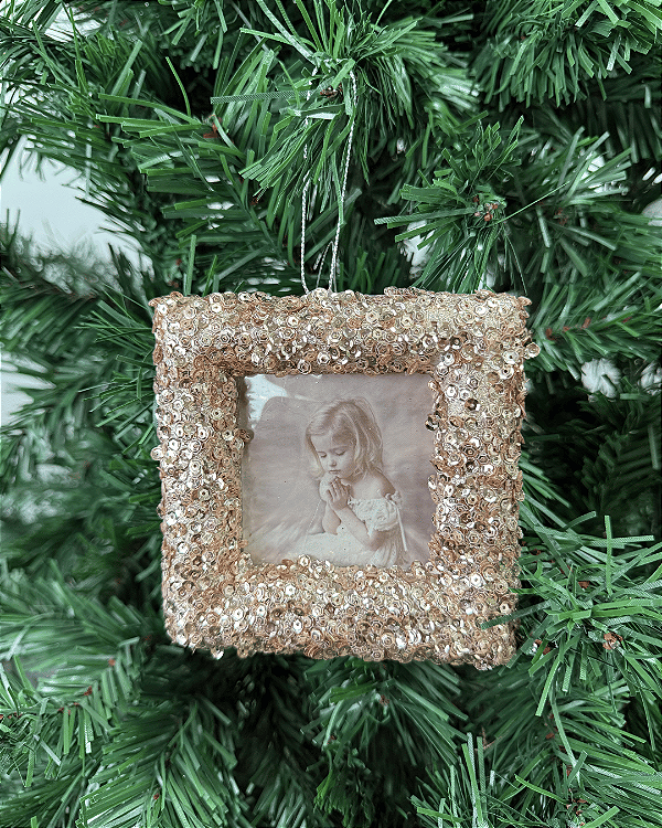 PORTA RETRATO CHAMPANHE 12CM