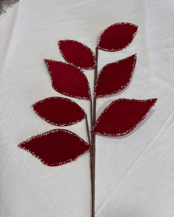 DEC GALHOS GRANDE VERMELHO 70CM