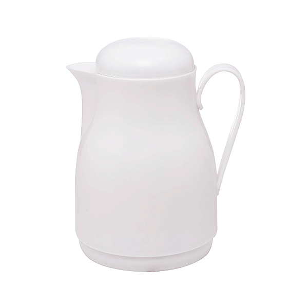 GARRAFA TERMICA DE PLASTICO BASIC BRANCA 300ML