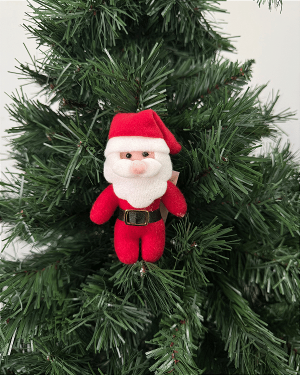 ENFEITE PEND BONECOS SORTIDO NATAL VERMELHO 12CM