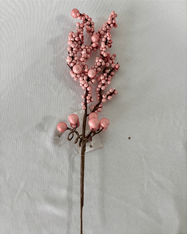 GALHO BERRY ROSA 32CM