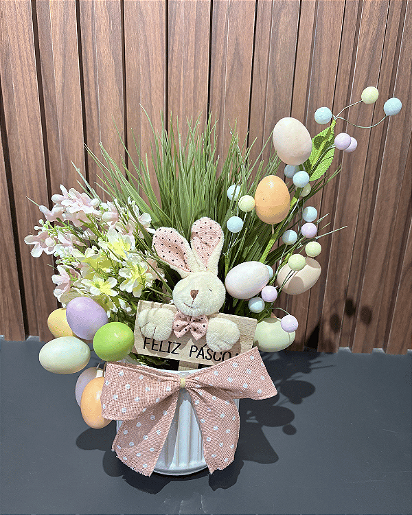 Arranjo de Pascoa Candy 30cm