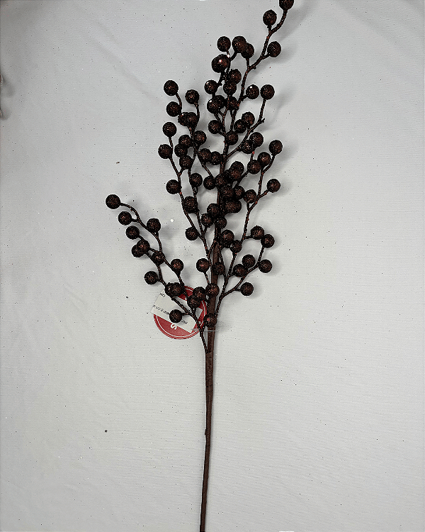 GALHO NATAL MARROM 71CM