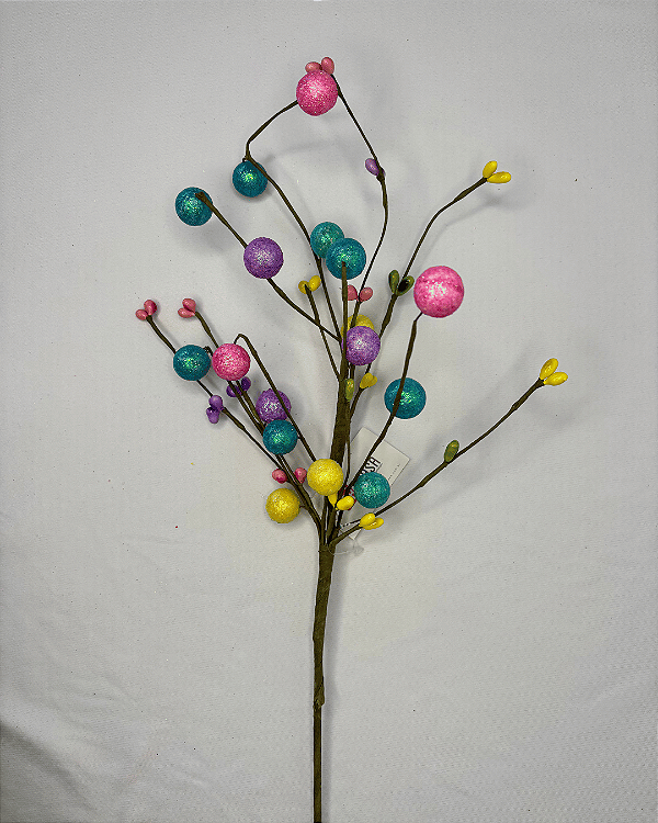 GALHO PASCOA COLORIDO 58cm