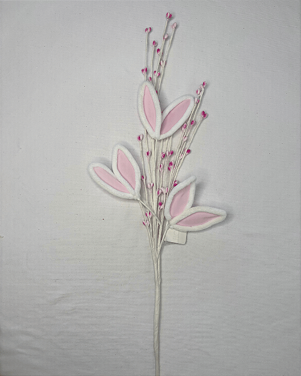 GALHO PASCOA ORELHA ROSA 60cm