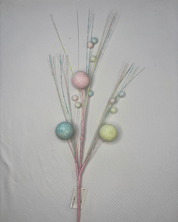 GALHO PASCOA CANDY COLORIDO 68cm