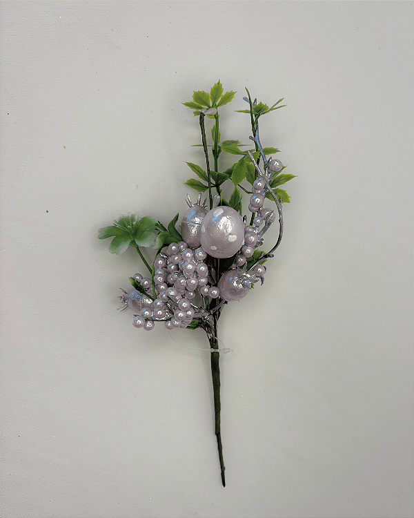 GALHO PICK DECORATIVO DE PASCOA LILAS