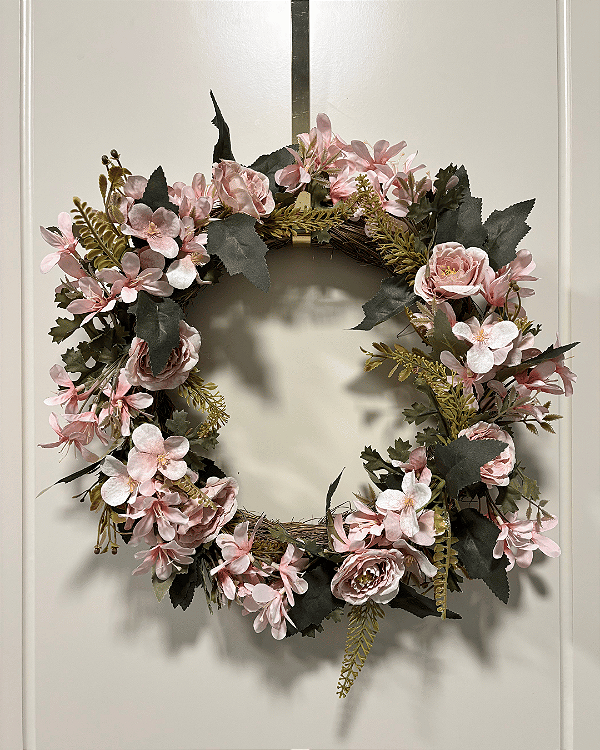 GUIRLANDA ATEMPORAL 30CM ROSA CLARO