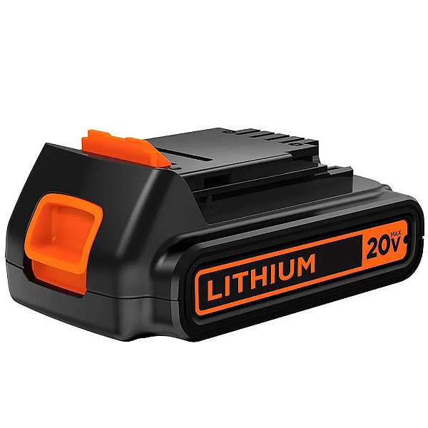 Bateria de Lítio Íon 20V 1.5Ah Black+Decker LD120BAT