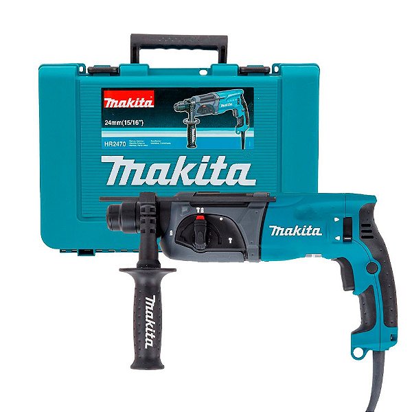 Martelete Combinado Perfurador e Rompedor Sds Plus com Maleta 800W Makita HR2470