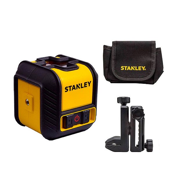 Nível a Laser Auto Nivelamento 12M Linha Cruzada Vermelha Cubix Stanley STHT77498