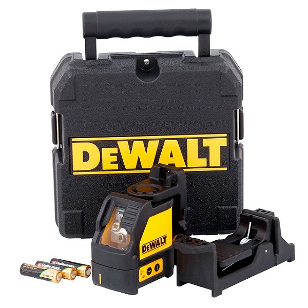 Nível a Laser 30 Metros Auto Nivelador Linha Cruzada Verde com Maleta Dewalt DW088CG-LA