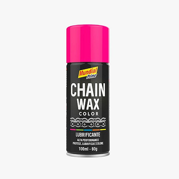 Lubrificante Spray Chain Wax Color Pink 100ml Mundial Prime