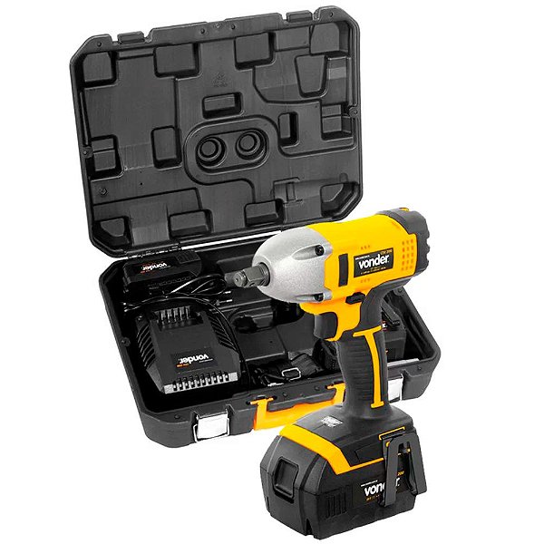 Chave de Impacto 1/2'' 300Nm 20V 2 Baterias 4.0Ah Bivolt com Maleta Vonder CIV 200