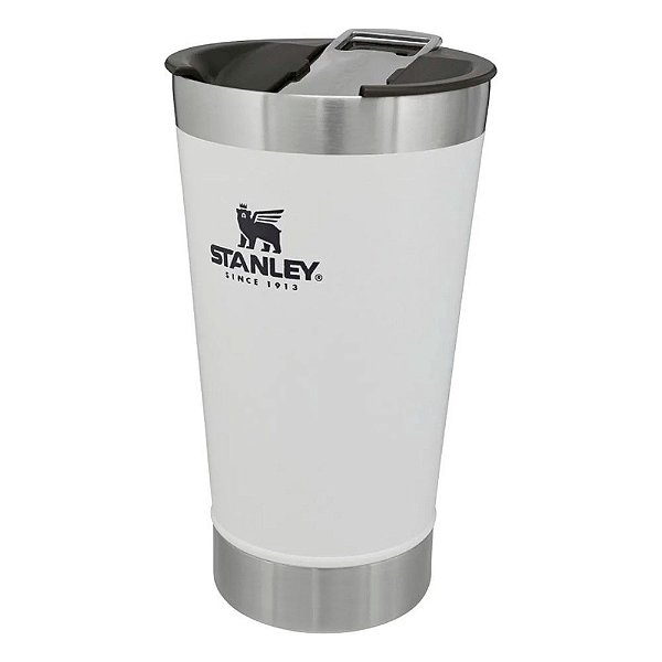 Copo Térmico de Cerveja com Tampa e Abridor Polar 473ml Stanley Branco