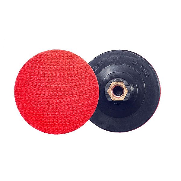 Suporte Disco de Polimento Brilho D’água com Velcro 100mm x M14 Cortag 62152