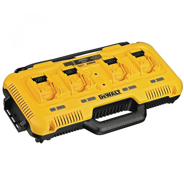 Multicarregador Rápido 12V 20V Max* com 4 Entradas 220V Toughsystem Dewalt DCB104-B2