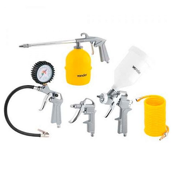 Kit de Pintura e Acessórios para Compressor 5 Peças Vonder ACV 500