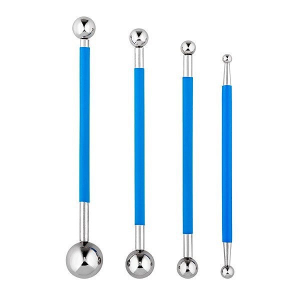 Conjunto 4 Espátulas Esféricas de Acabamento para Rejunte Infinity Hard