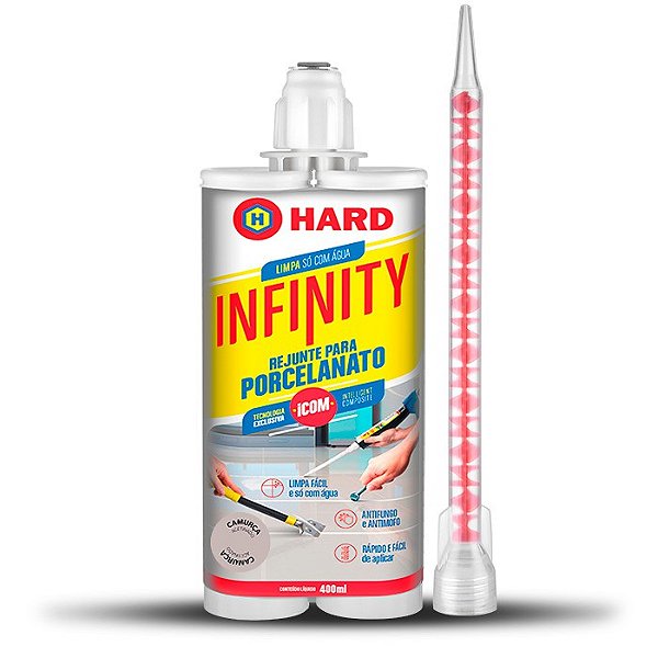 Rejunte Infinity Porcelanato Impermeável Camurça 400ml Hard