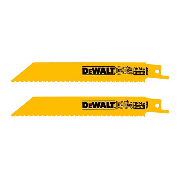 Lâmina de Serra Sabre Multimaterial 6'' 150mm x 14DPP 2 Peças Dewalt DW4845-2