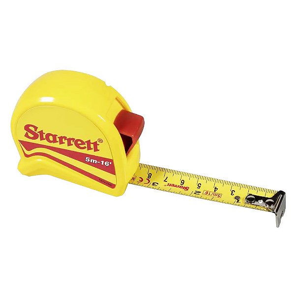 Trena Manual 5 Metros x 19mm Starrett DTS34-5ME