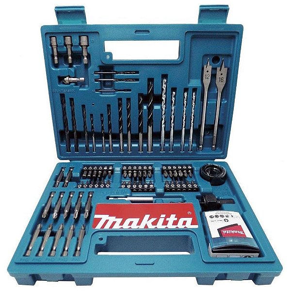 Kit Acessórios para Furar e Parafusar 100 Peças B-54879 Makita