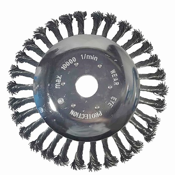 Escova Circular de Aço para Roçadeira 6'' 152,3mm x 25,4mm Lotus 1867