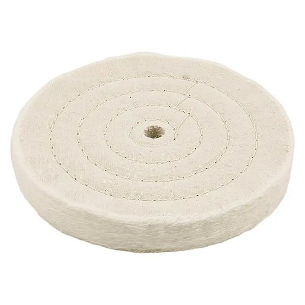 Disco de Pano para Polimento Moto Esmeril 6" x 5/8" x 1/2" Vonder