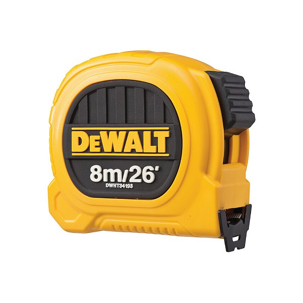Trena Manual Duo 8 Metros x 25mm Dewalt DWHT34193L