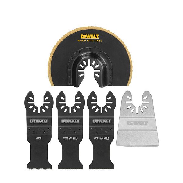 Jogo de Lâminas para Multi Ferramenta Oscilante Elite Series 5 Peças Dewalt DWA4216