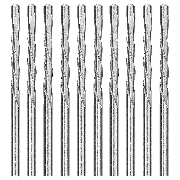 Fresa para Recortadora de Drywall 1/8" x 60mm 10 Unidades Dewalt DWAST18010